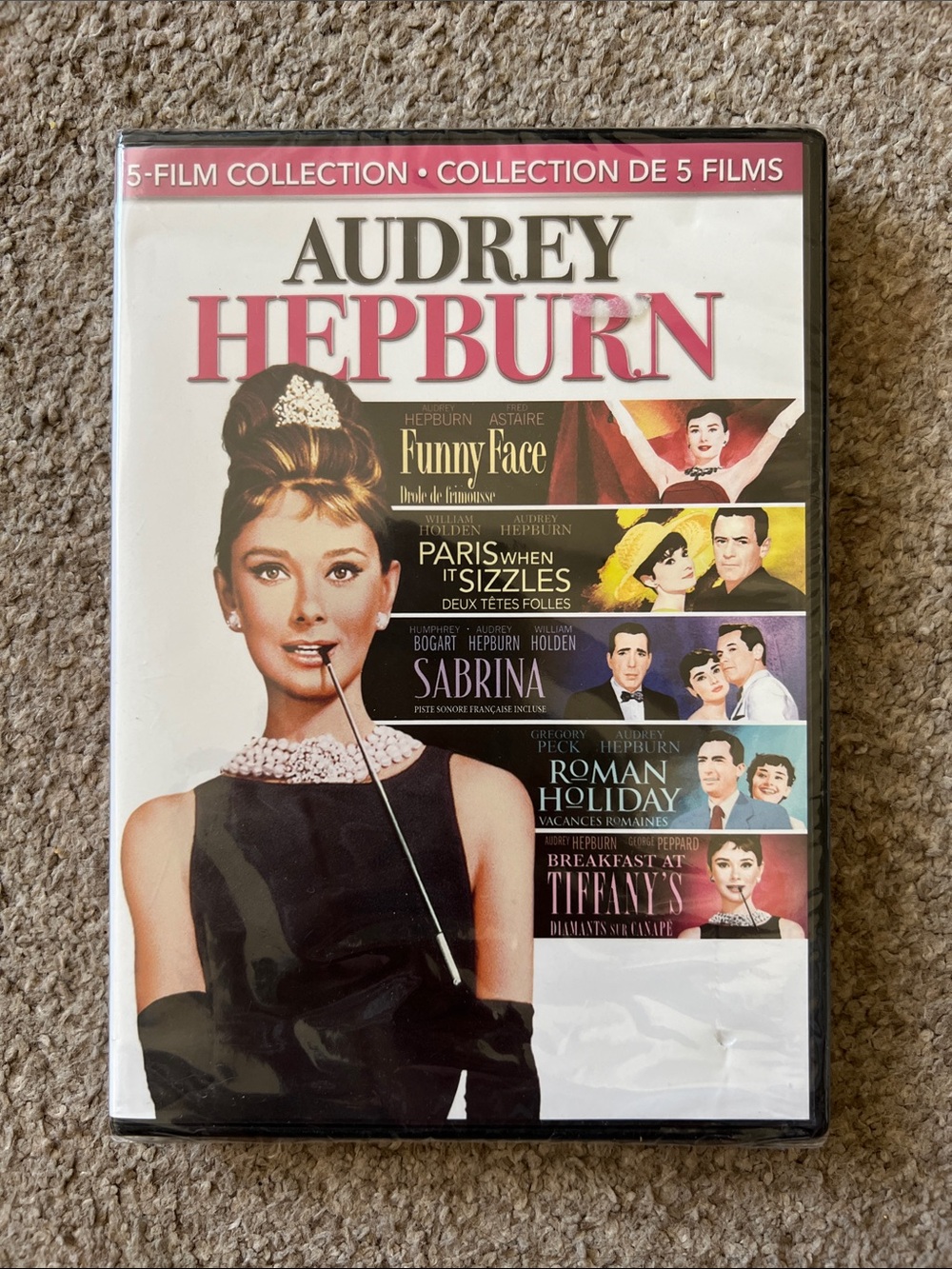Audrey Hepburn 5-Film Collection DVD - Iconic Classics 🆕